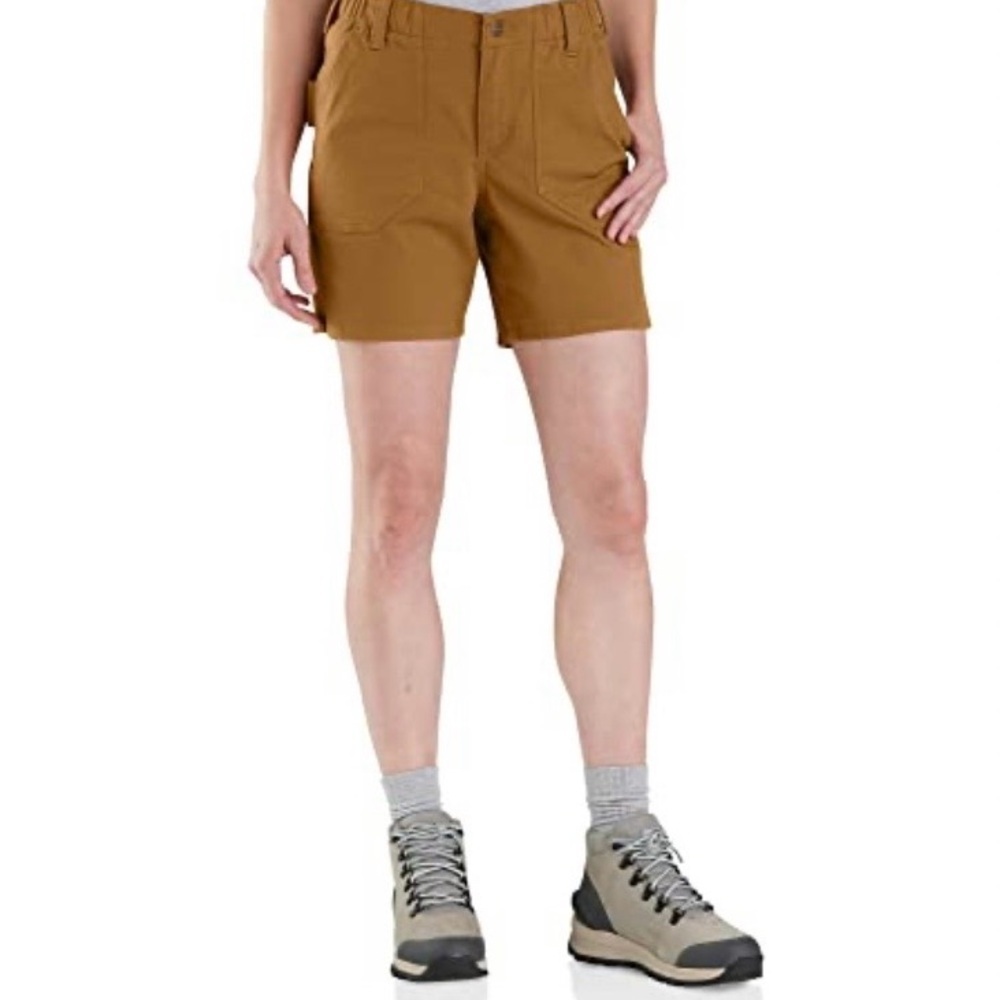 NWT Carhartt Women's Ashland Short, Carhartt Brown, 12